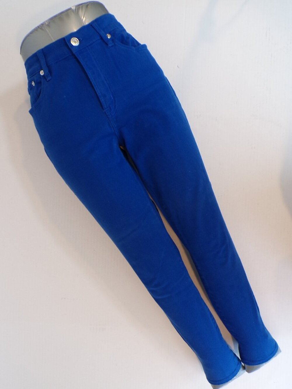 J Crew Lookout High Rise Skinny Jeans Royal Blue Womens Size 29